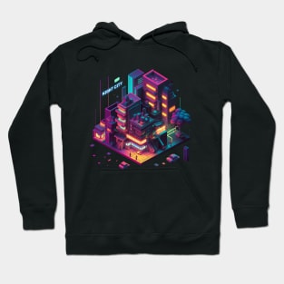 Night City from Above Hoodie
